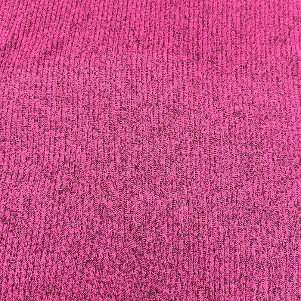 Anthropologie Amadi Cowl Neck Ribbed Poncho Sweater Heather Medium Pink small - Picture 5 of 6